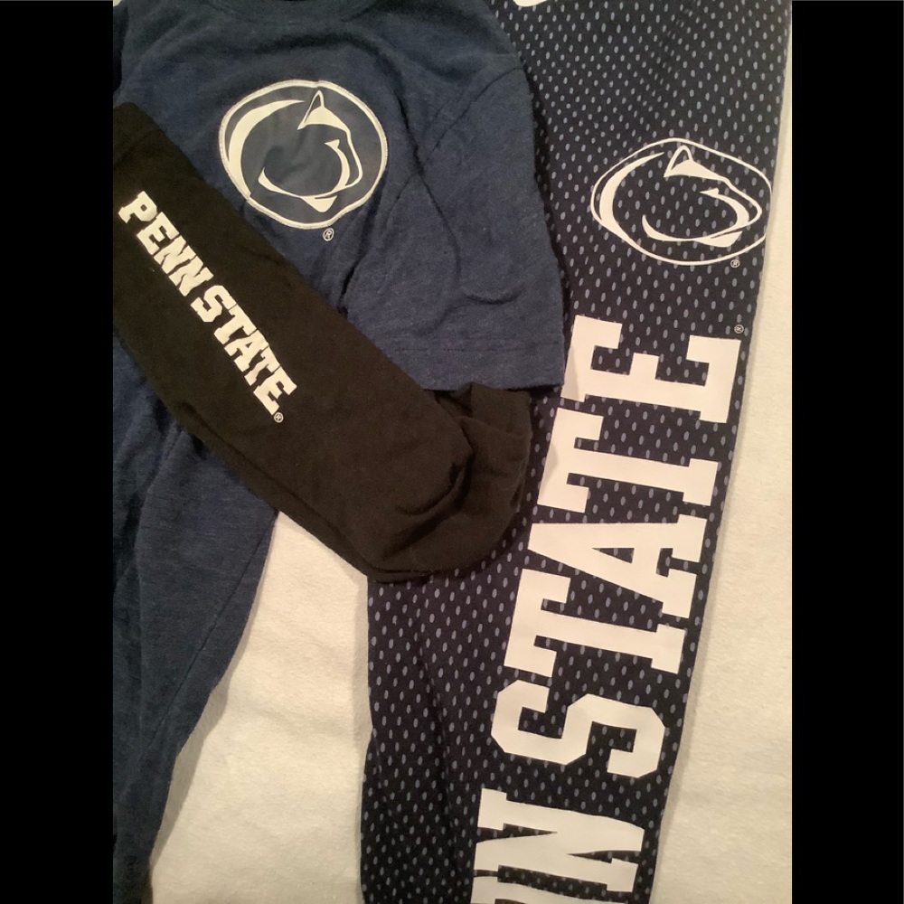 SALE! Nike Penn State Lounging Set - Long sleeve T-Shirt and Stretch Pants Sz S